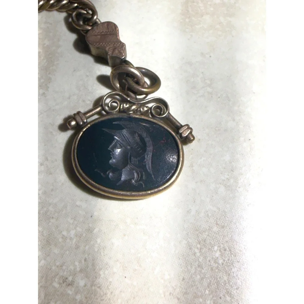 Antique ELGIN 14K Solid Gold 585 Fine 15 Jewels Pocket Watch Case Chain Fob‎